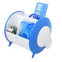 EXERZ Desk Organiser/Pen Holder/Desk Tidy incl. Stationery Accessories (Blue)