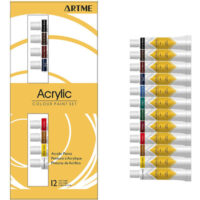 Artme 12pcs Acrylic Painting Colour Set 12ml Tube