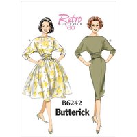 Butterick Sewing Pattern 6242 (E5) - Misses Dress 14-22 B6242E5 14-22