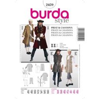 Burda Sewing Pattern 2459 - Pirate and Casanova Costume 36-48 X02459BURDA 36-48