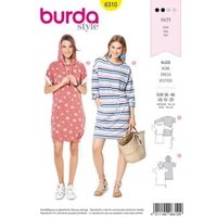 Burda Sewing Pattern 6310 - Misses Shirt Dress 10-20 10-20 X06310BURDA 10-20