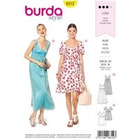 Burda Sewing Pattern 6312 - Misses Ballet Neckline Dress 6-18 X06312BURDA 6-18