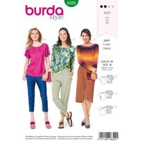 Burda Sewing Pattern 6329 - Misses Raglan Top 8-18 X06329BURDA 8-18