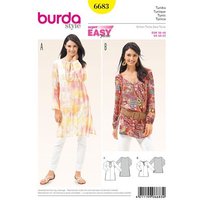 Burda Sewing Pattern 6683 - Women's Tunic X06683BURDA 10-22