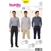 Burda Sewing Pattern 6874 - Menswear 34-51 X06874BURDA 34 - 50 Man