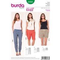 Burda Sewing Pattern 6938 - Trousers 6-20 X06938BURDA 6-20