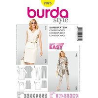 Burda Sewing Pattern 7075 - Coordinates 10-24 X07075BURDA 10-24