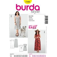 Burda Sewing Pattern 7100 - Dress 18-34 X07100BURDA 18-34