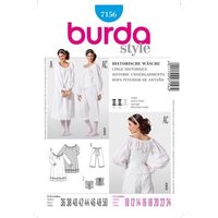 Burda Sewing Pattern 7156 - Historic Undergarments 10-24 X07156BURDA 10-24