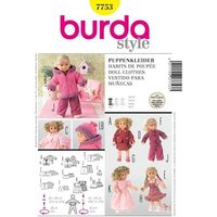 Burda Sewing Pattern 7753 - Doll Clothes One Size X07753BURDA One Size