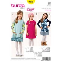 Burda Sewing Pattern 9380 - Dress Age 5-11 X09380BURDA Age 5-11