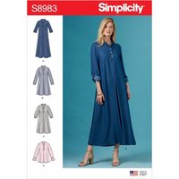Simplicity Sewing Pattern 8983 (R5) - Misses Dresses 14-22 8983R5 14-22