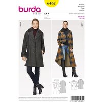 Burda Sewing Pattern Womenâs Fur Collar Coat X06462BURDA 8-20