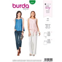 Burda Sewing Pattern Misses Tank Top 6201 AB 8-18