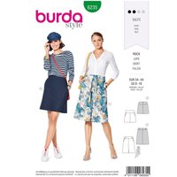Burda Sewing Pattern 6235 - Misses Skirt with Yoke 8-18 6235 AB 8-18