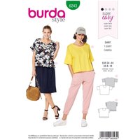 Burda Sewing Pattern 6243 - Misses Top 8-18 6243 AB 8-18