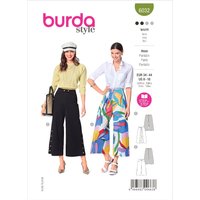 Burda Sewing Pattern 6032 - Trousers 8-22 B6032 8-22