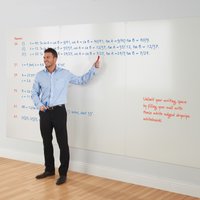 WriteOn Non - Magnetic Whiteboard wall