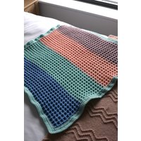 Waffle Baby Blanket in WoolBox Imagine Lullaby Baby DK Yarn Pack  5x100g
