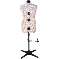Sew Stylish Tailors Dummy Florentine Medium White Pink UK Dress Size 16-20