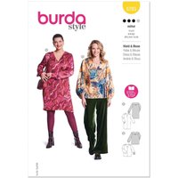 Burda Sewing Pattern 5783 (10-22) Misses' Dress and Blouse  10-20 (36-46)