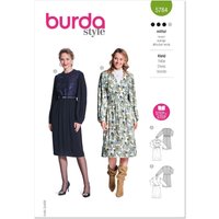 Burda Sewing Pattern 5784 (10-22) Misses' Dress  10-20 (36-46)