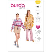 Burda Style Sewing Pattern 5723 Misses Blouse  10-22