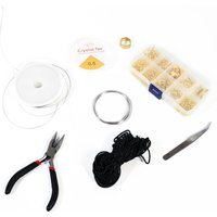 Abakhan Jewellery Finding Set with Tool Gold 20.5 x 17.6 x 7.2cm