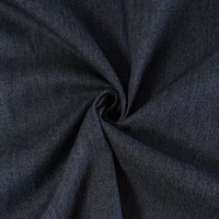 8oz Washed Denim Fabric Dark Blue 150cm