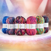 West Yorkshire Spinners ColourLab Sock DK Yarn Pop 1202 150g