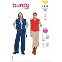 Burda Style Sewing Pattern 5714 (A) Misses Vests  10-20