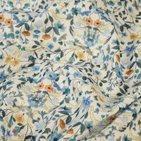 Aurora Liberty Tana Lawn Fabric Blue 136cm
