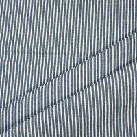 Yarn Dyed Stripe Denim Fabric Medium 146cm