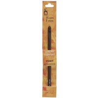 Pony Redwood Single-Ended Wooden Crochet Hook - 7.0mm (UK 2)