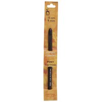 Pony Redwood Single-Ended Wooden Crochet Hook - 9.0mm (UK 00 - US M/13)