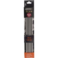 Pony Stainless Steel 20cm Elan Double Knitting Needles - Set of Five - 5.50mm (P35516)