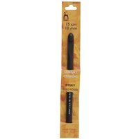 Pony Redwood Single-Ended Wooden Crochet Hook - 10.0mm (UK000 - US N/15)
