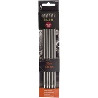 Pony Stainless Steel 20cm Elan Double Knitting Needles - Set of Five - 6.50mm (P35518)