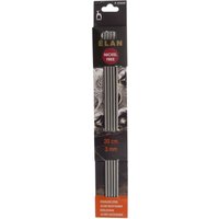 Pony Stainless Steel 20cm Elan Double Knitting Needles - Set of Five - 3.00mm (P35509)