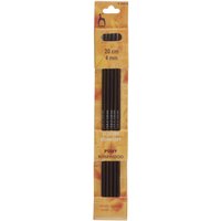 Pony Rosewood 20cm Double-Point Knitting Needles - Set of 5 - 20cm x 4mm (P36810)