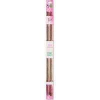Pony Perfect 35cm Wooden Knitting Needles - 6.00mm (P41913)